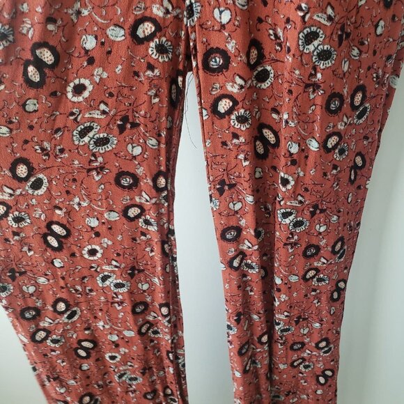 Free People womens Floral Some Like it Hot Jumpsuit size 4 boho - Picture 5 of 9